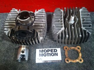    Tomos A55 Cylinder, Head, Piston, Plug & Gasket @ Moped Motion