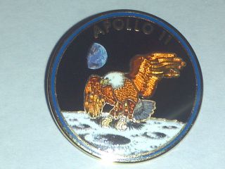 Apollo 11 Lapel Pin Official NASA Edition The EAGLE Has Landed Buzz 