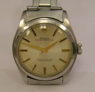 Rolex Watch 6106 Semi Bubble Back Chronometer w/ Band 1952