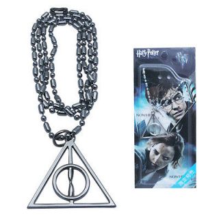 HARRY POTTER Deathly Hallows Logo Metal Necklace Pendant