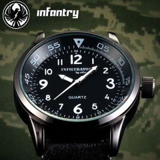  Military INFANTRY Original USA Corps Mens Quartz Hot Pop Wrist Watch