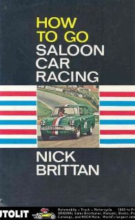 1965 ? Ford Anglia Saloon Car Racing Book Brochure