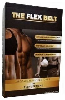 The Flex Belt   Ab Abdominal Workout Belt   BRAND NEW