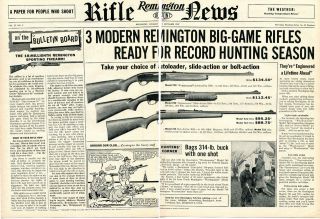 1957 Remington Rifle News 740 Woodsmaster 760 Gamemaster & 721 2 Page 