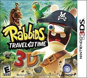 Nintendo 3DS Rabbids Travel in Time 3D Brand New Sealed Rated E 