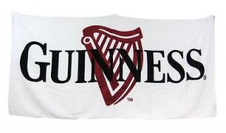 Guinness Harp Logo 35 X 70 Beach Towel