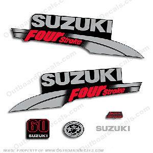 Suzuki DF60 Four Stroke Outboard Decal Kit   You choose hp DF 60 70 80 