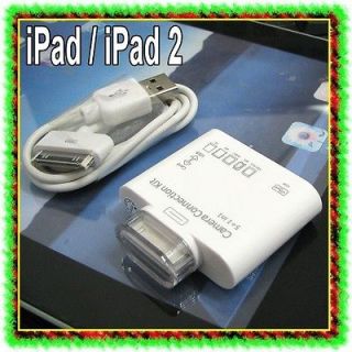 5in1 SD Card Reader USB Hub Camera Connection Kit Cable for iPad 2 3G 