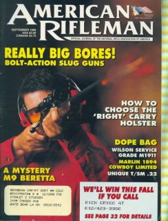 1996 American Rifleman Magazine Browning A Bolt/Nikon