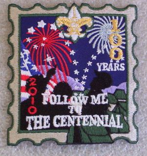 Boy Scout Follow Me To The Centennial Patch 100 Years NEW With Tag 