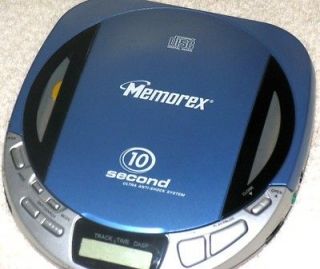   Memorex 10 sec AntiShock Portable CD Player+car KIT+AC ADAPTER+Case