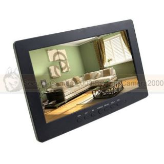 3CH Video 1CH Audio Input 7 inch TFT LCD Color Monitor for CCTV System