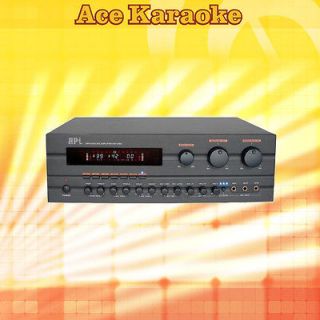   600W Audio Video DSP Karaoke Mixing Amplifier 4 Inputs 5 Mic Plugs