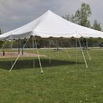  20x20 White Pole Tent Economy Line Party Tents Wedding Event Canopy 