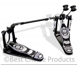 Drum Pedal Double Bass Pedal Foot kick Drum Set Percussion Dual Pedals 