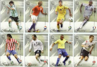 FUTERA 2007 WORLD FOOTBALL BASE CARDS 151   180 NEW STRAIGHT FROM 