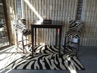 zebra print rug in Area Rugs