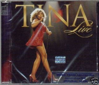 CD + DVD TINA TURNER LIVE + 5 BONUS TRACKS SEALED 2009
