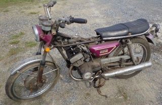 1971 Yamaha 200 Electric 2 cycle 2 stroke project parts bike