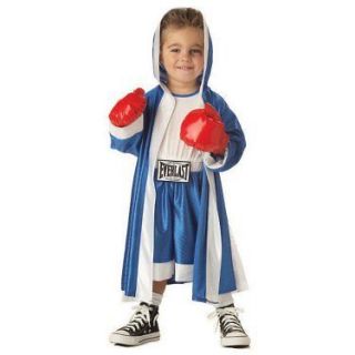 Everlast Boxer Blue Hooded Robe Boxing Gloves Costume Shorts 3 4T 4 6