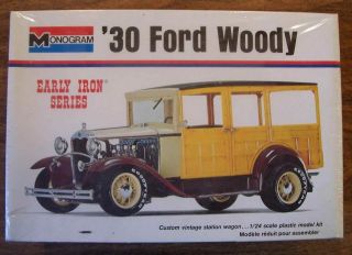   EARLY IRON SERIES 1/24 30 FORD WOODY #7553 SEALED STATION WAGON
