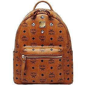 12AW New Arrivals] MCM Small STARK Backpack VISETOS Cognac School bag 