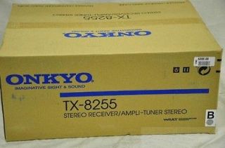   Onkyo TX 8255 2 Channel 50 Watt Home Stereo Receiver TX8255 (Black