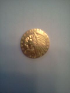 1908 $5 INDIAN GOLD COIN