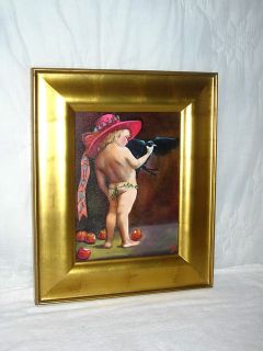 cherub painting in Art from Dealers & Resellers