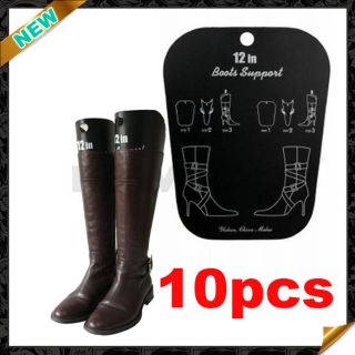 10 Pcs Reelable Long Boots Shoes Stand Holder Stretcher Support Shaper 