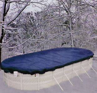   Oval Above Ground Winter economy Swimming Pool Solid Cover 8 Yr Wrnty