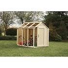 Peak Style Roof Outdoor Wood Storge Shed Easy Frame NEW