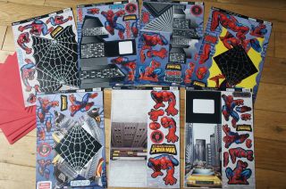   /  ~ SPIDERMAN ~ Foiled & Die Cut ~ Concept Card Kit x 14 pces
