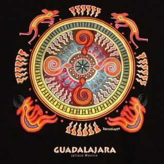 Shirt. Guadalajara. Jalisco Mexico. karani art. XL Black. Excellent 