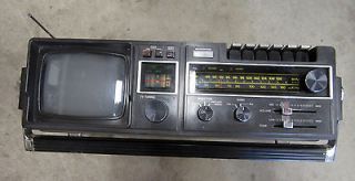 TOSHIBA GT 5000 TV RADIO CASSETTE RECORDER BOOMBOX WITH TV