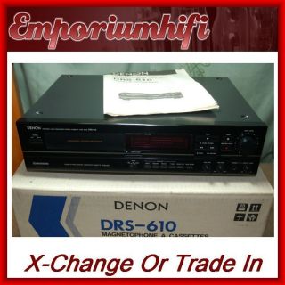   Mint Denon DRS 610 Audiophile Hi End Stereo Hifi Cassette Tape Deck