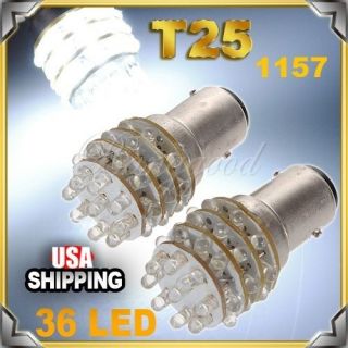   36 LED Super Bright White Car Auto Turn Brake Light Bulb Lamp DC 12V