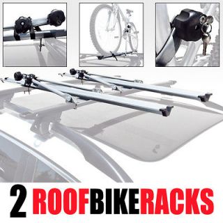   Bike Bicycle Carrier Rack Roof Mount Rooftop Upright Car SUV Van