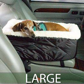   SUV van auto Console Dog Carrier Pet booster safety Car Seat tote bed