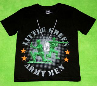 New Boy Disney Toy Story Little Green Army Men T Shirt Size 4 5 6 7