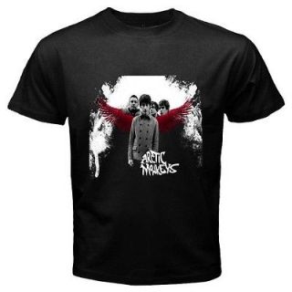 ARCTIC MONKEYS English Rock Band Mens Black T Shirt Size S 3XL