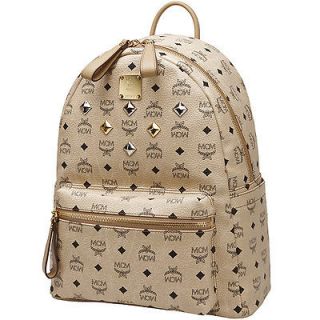 MCM 2012AW STARK Medium BackPack_Beige [EMS shipping] with i pad 