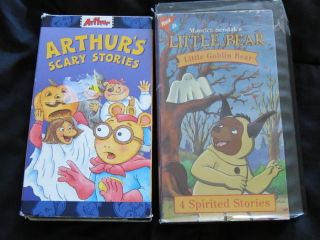 Lot HALLOWEEN Arthur Little Bear VCR Videotape VHS Tape Sendak Marc 
