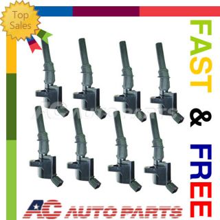 New Complete ignition coils for Ford Lincoln Mercury DG508 SET OF 8 4 