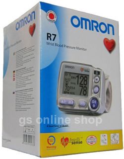 NEW OMRON R7 WRIST BLOOD PRESSURE MONITOR + POSITIONING SENSOR BOXED 