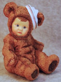 1998 ANNE GEDDES BABY BEAR WONDERFUL FAIRYTALE FIGURINE