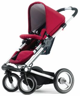 Mutsy Slider Compact Reversible Handle Baby Stroller Red