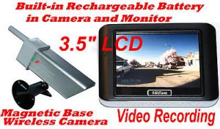   Hand Held Wireless Color LCD Back Up Camera System Night Vision