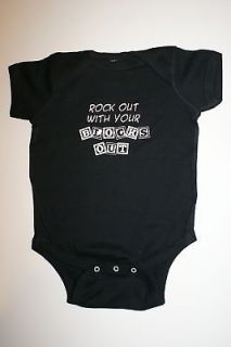 rock baby onesies