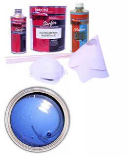 Daytona Blue Metallic Acrylic Enamel Auto Paint Kit